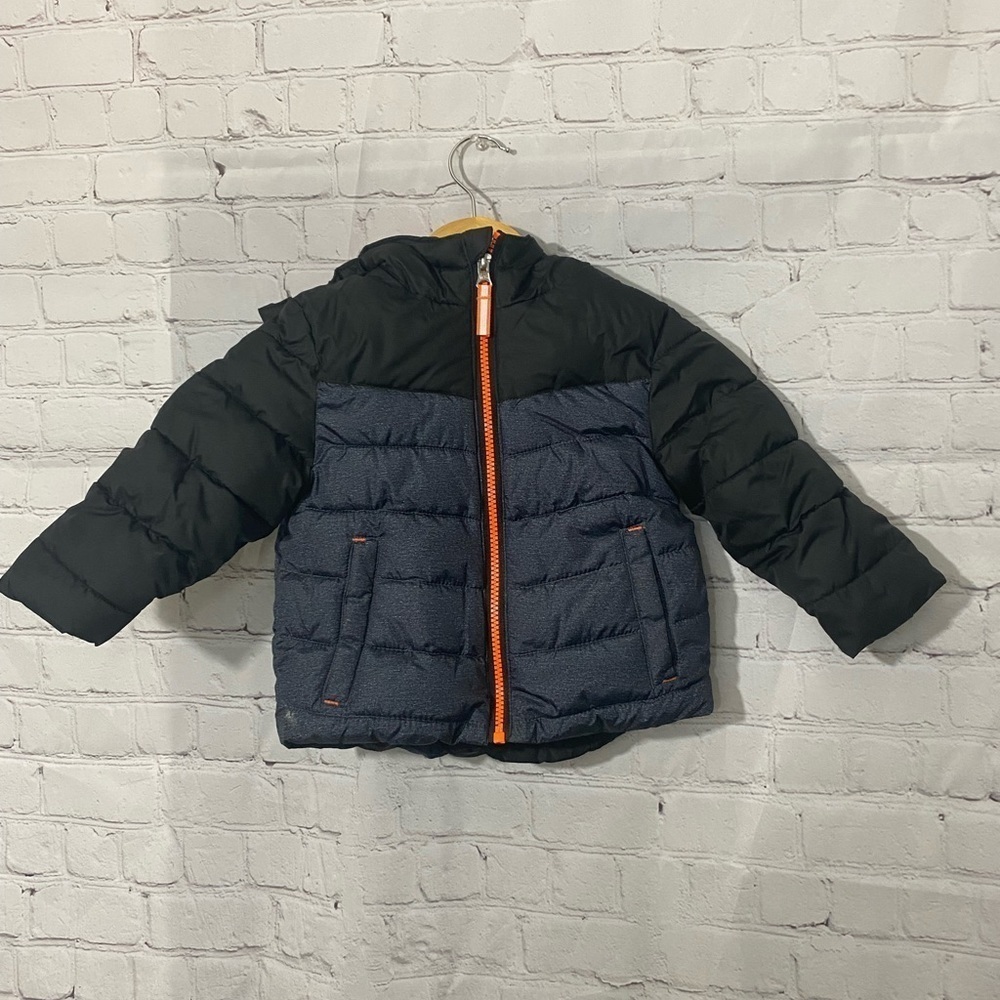 Healthtex Infants Size 12 Months Puffer Hooded Zip Up Jacket